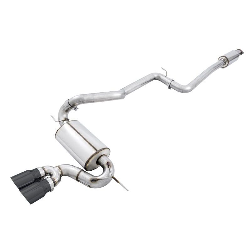 AWE Tuning Ford Focus ST Touring Edition Cat-back Exhaust – Resonated – Diamond Black Tips