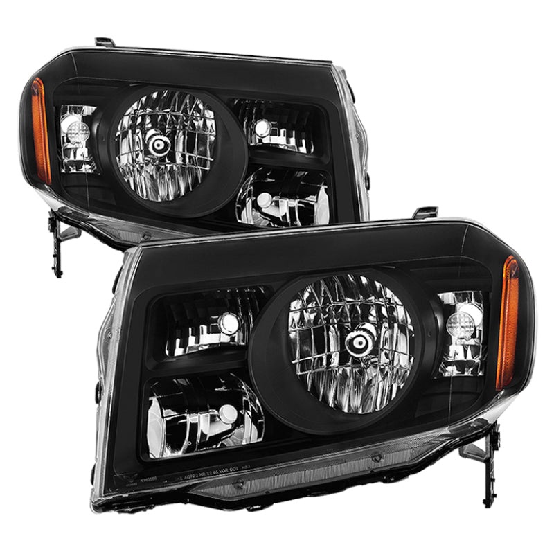 xTune Honda Pilot 2009-2011 OEM Style Headlights – Black HD-JH-HPIL09-AM-BK