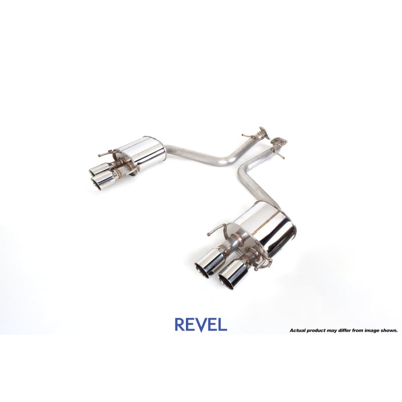 Revel Medallion Touring-S Catback Exhaust – Dual Muffler / Quad Tip 2016 Lexus RC200t F SPORT RWD