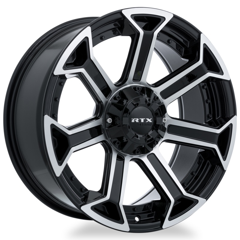 RTX Peak 18×9 6×135/139.7 ET0 87.1 Gloss Black Machined | 082920