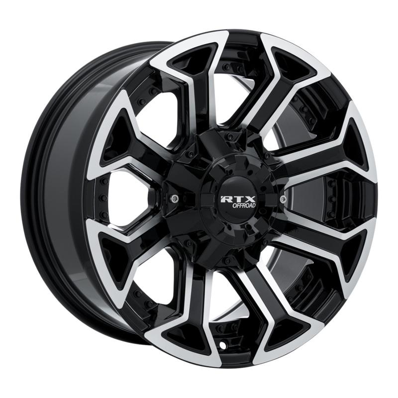 RTX Peak 18×9 8×180 ET18 125 Gloss Black Machined | 082950