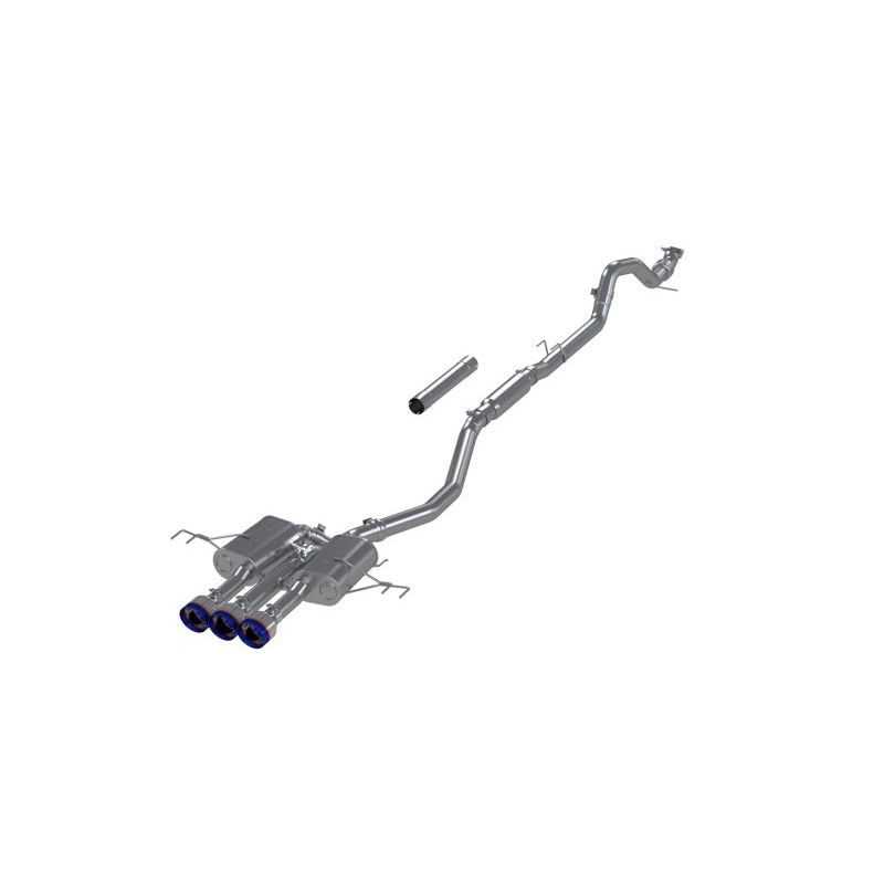 MBRP 2024+ Acura Integra Type-R T304 SS 3in Cat-Back Triple Center Outlet Exhaust w/Burnt Tips