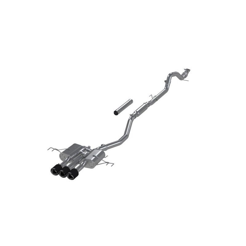 MBRP 2024+ Acura Integra Type-S Armor Pro 3in Active Profile Catback Exhaust  – Carbon Fiber Tips
