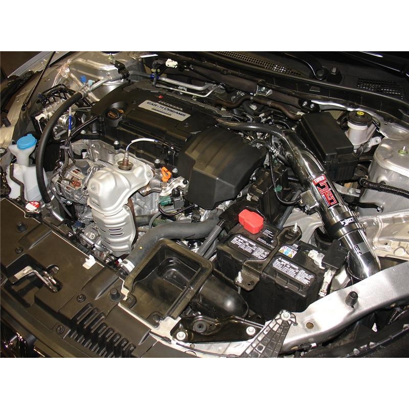 Injen 13-17 Honda Accord 2.4L 4cyl Polished Cold Air Intake w/MR Tech & Air Fusion (Converts to SRI)