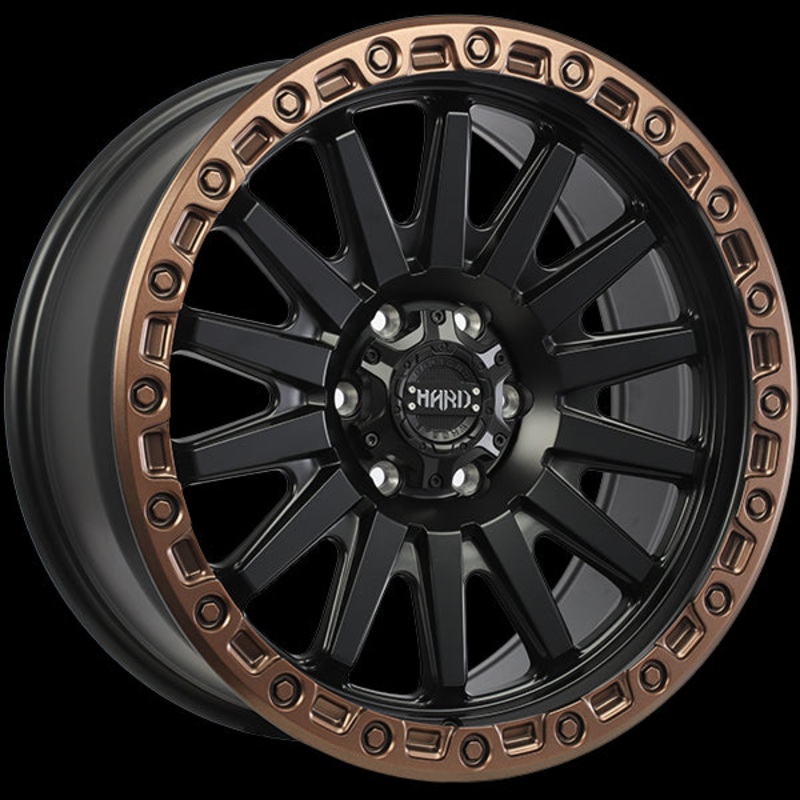 Ruffino HARD BLAZE 17×9.0 6×139.7 ET15 108.1 Satin Black – Satin Bronze Lip