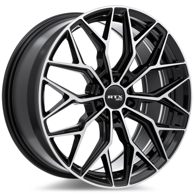 RTX RS02 18×8 5×114.3 ET38 67.1 Gloss Black Machined | 083154