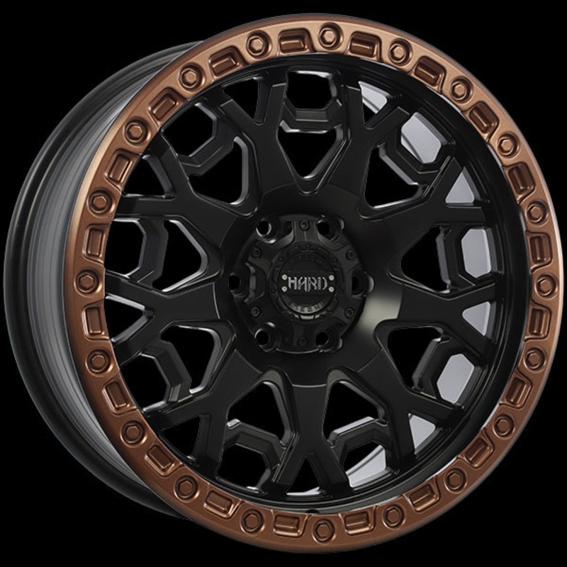 Ruffino HARD MIDNIGHT 20×9.0 6×135 ET25 87.1 Satin Black – Satin Bronze Lip