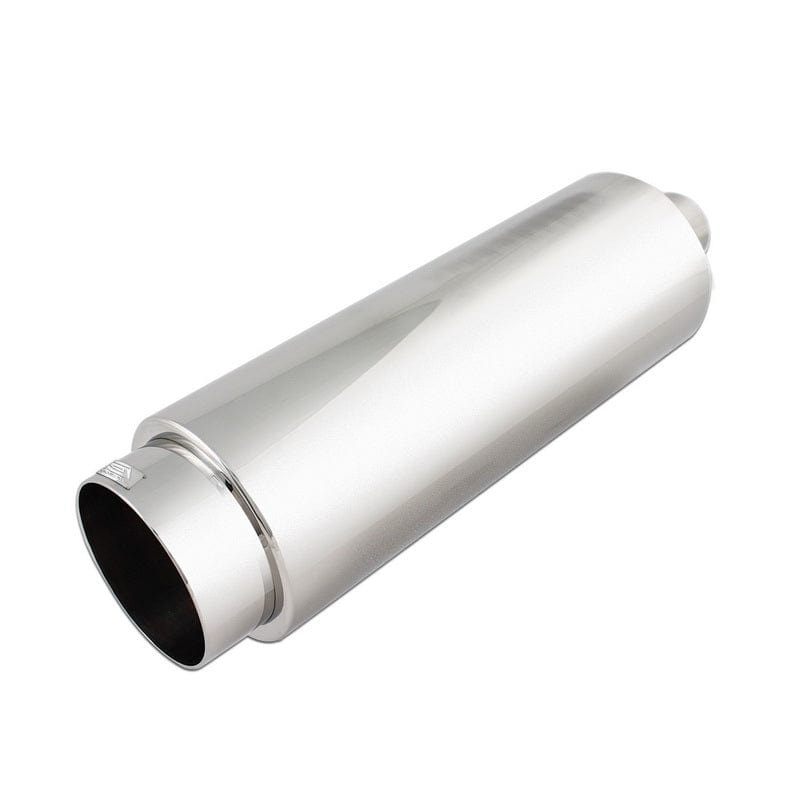DC SPORT UNIVERSAL WELD ON MUFFLER 2″ INLET 4″ OUTLET