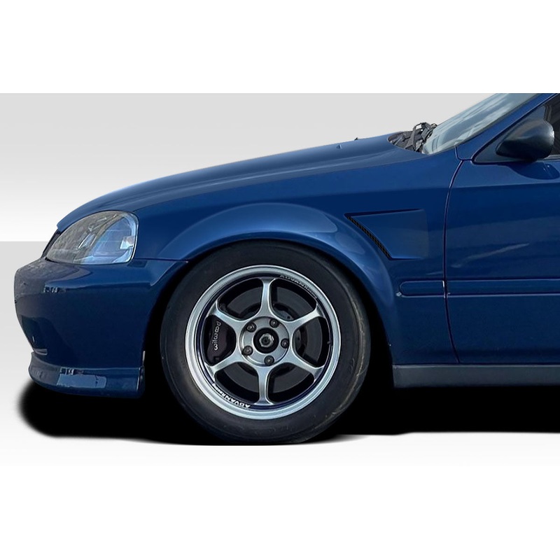 1996-1998 Honda Civic Duraflex Suzuka Front Fenders – 2 Piece