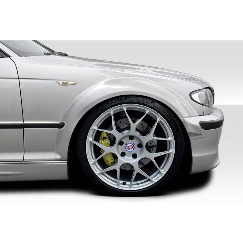 2001-2006 BMW 3 Series Duraflex M Look Front Fender Flares – 2 Piece