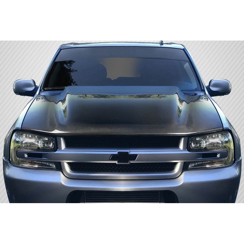 2002-2008 Chevrolet Trailblazer Carbon Creations Cowl  Hood – 1 Piece