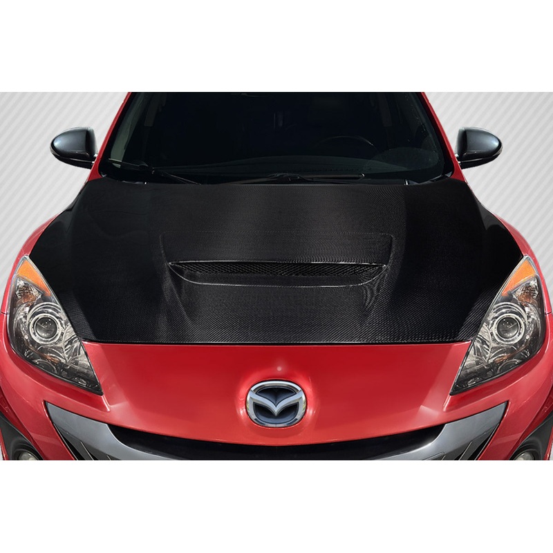 2010-2013 Mazda MazdaSpeed 3 Carbon Creations OEM Hood – 1 Piece