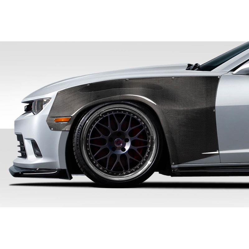 2010-2015 Chevrolet Camaro Carbon Creations RBS Wide Body Front Fender Flares – 2 Piece