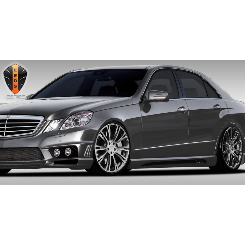 2010-2016 Mercedes E Class W212 Eros Version 1 Side Skirts Rocker Panels – 2 Piece