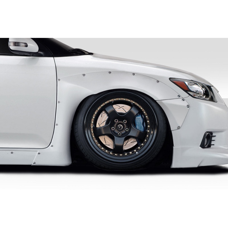 2011-2015 Scion tC Duraflex RBS look Front Fender Flares – 4 PieceS