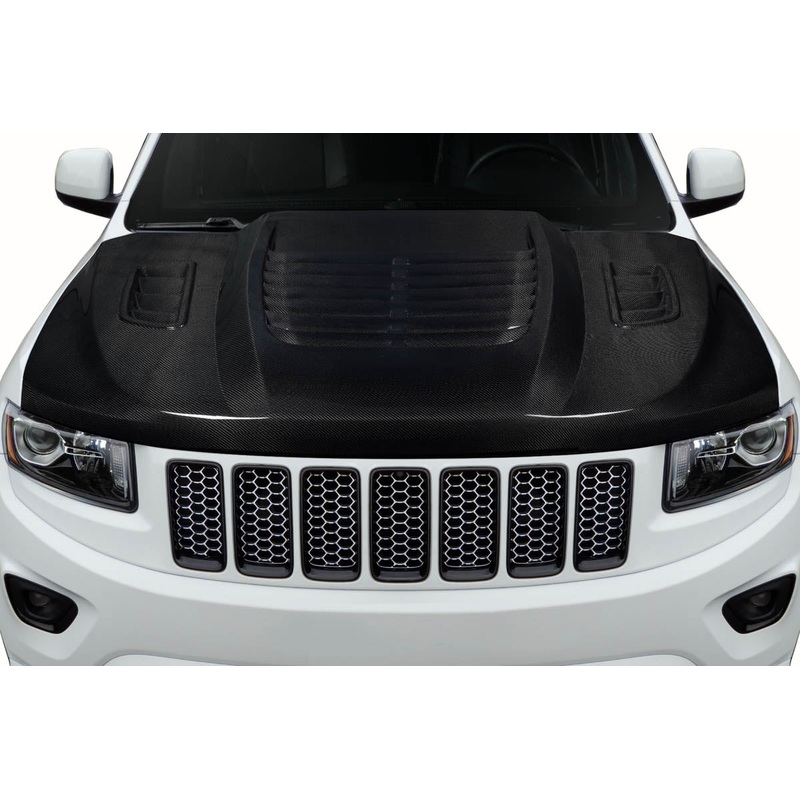 2011-2022 Jeep Grand Cherokee Carbon Creations Venom Hood – 1 Piece
