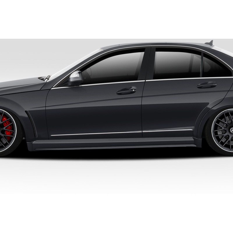 2012-2014 Mercedes C63 W204 4DR Sedan Duraflex Black Series Look Side Skirts – 2 Piece (S)
