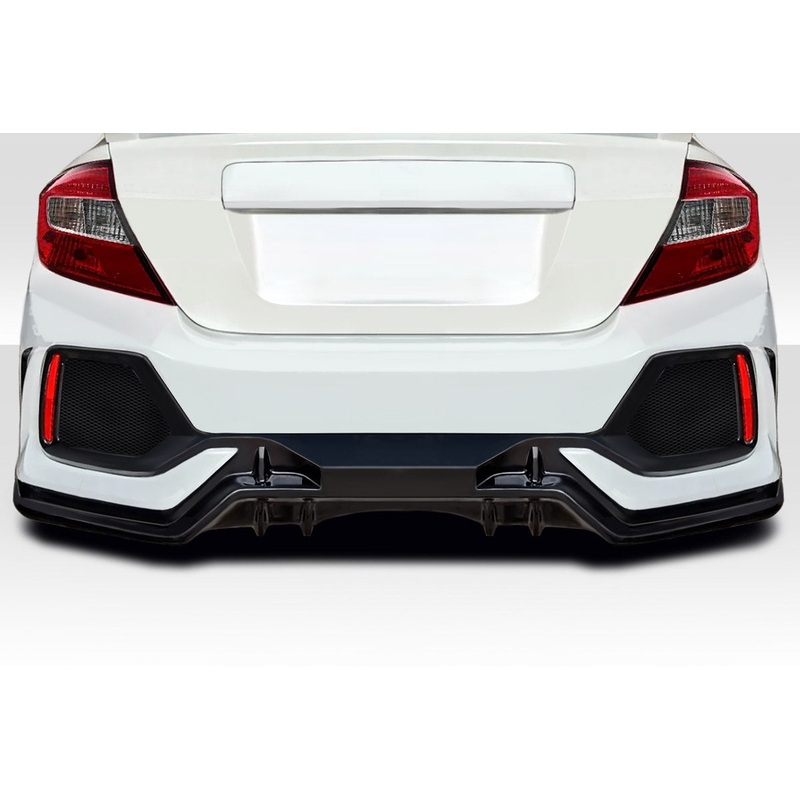 2012-2015 Honda Civic 4DR Duraflex FK8 Type R Look Rear Bumper Cover – 1 Piece