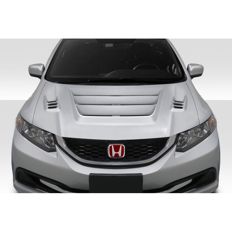 2012-2015 Honda Civic 4DR Duraflex Kina Hood – 1 Piece