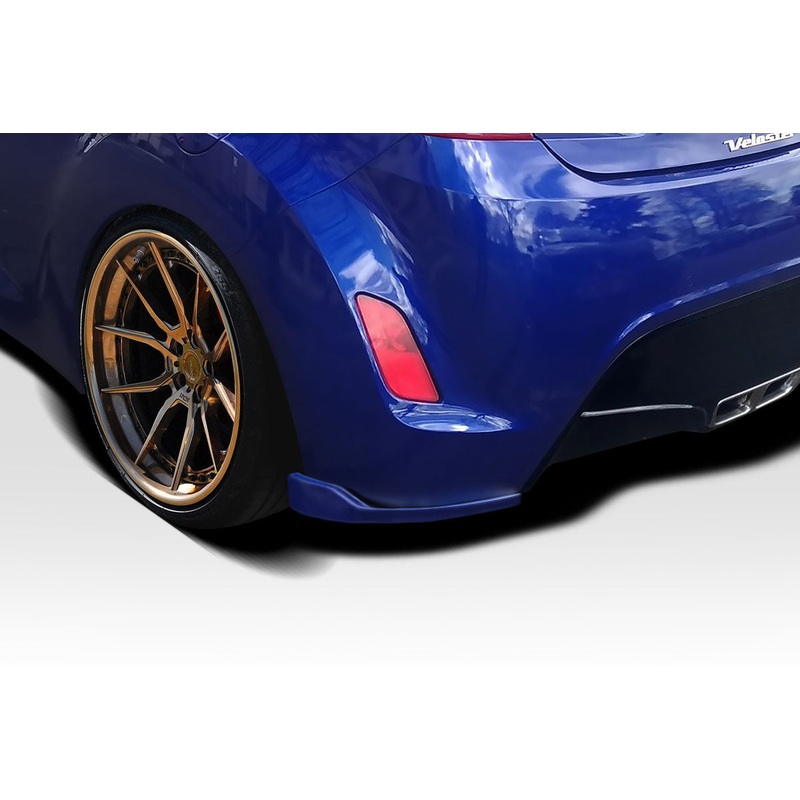 2012-2017 Hyundai Veloster Duraflex Bailer Rear Lip Add On Spoilers – 2 Pieces
