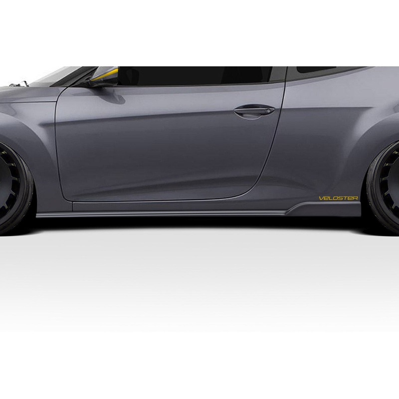 2012-2017 Hyundai Veloster Duraflex Bailer Side Skirt Rocker Panel Splitters – 2 Pieces