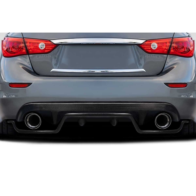 2014-2023 Infiniti Q50 Carbon Creations Mystic Rear Diffuser – 2 Pieces (s)