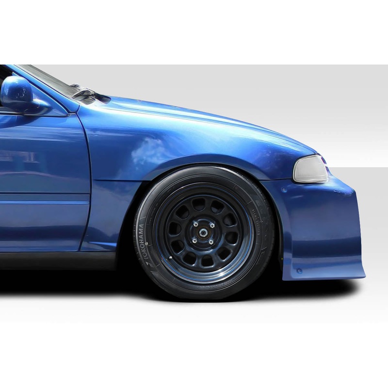 1992-1995 Honda Civic Duraflex Road Racer Front Fenders – 2 Pieces