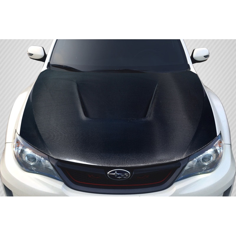 2008-2011 Subaru Impreza 2008-2014 WRX STI Carbon Creations Vortex Hood – 1 Piece
