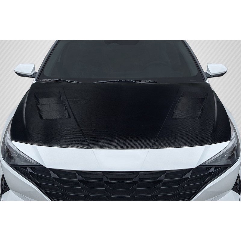 2021-2023 Hyundai Elantra Carbon Creations Kima Hood – 1 Piece