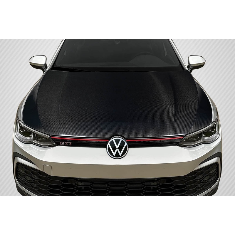 2022-2023 Volkswagen Golf GTI Carbon Creations OEM Look Hood – 1 Piece