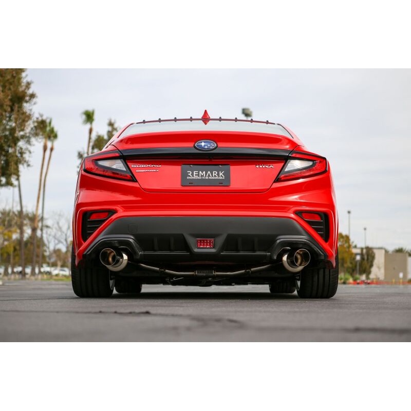 REMARK 2022+ Subaru WRX VB Catback Exhaust – Dual R1 Spec Stainless (Non-Resonated)