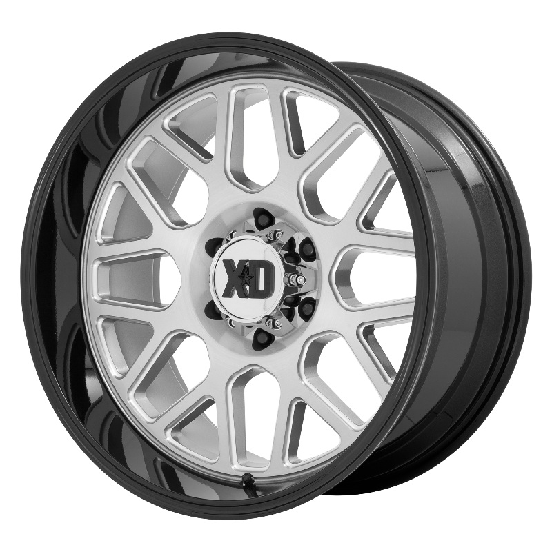 XD SERIES XD849 GRENADE 2 20X10 6X135 ET-18 87.1 Brushed Milled With Gloss Black Lip