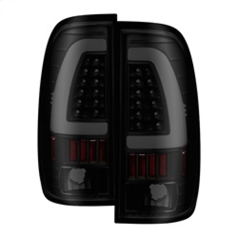 xTune 97-03 Ford F-150 Light Bar LED Tail Lights – Black Smoke (ALT-ON-FF15097-LBLED-BSM)