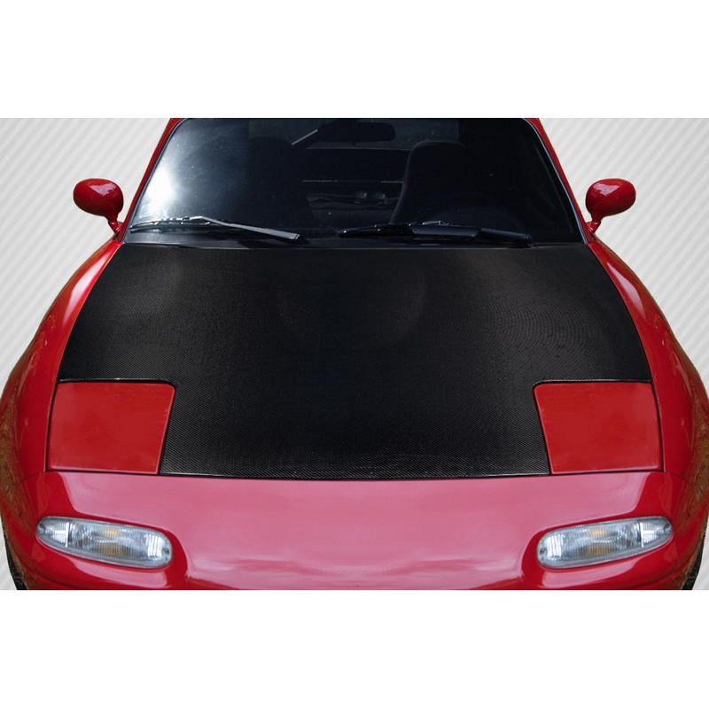 1990-1997 Mazda Miata Carbon Creations OEM Look Hood – 1 Piece