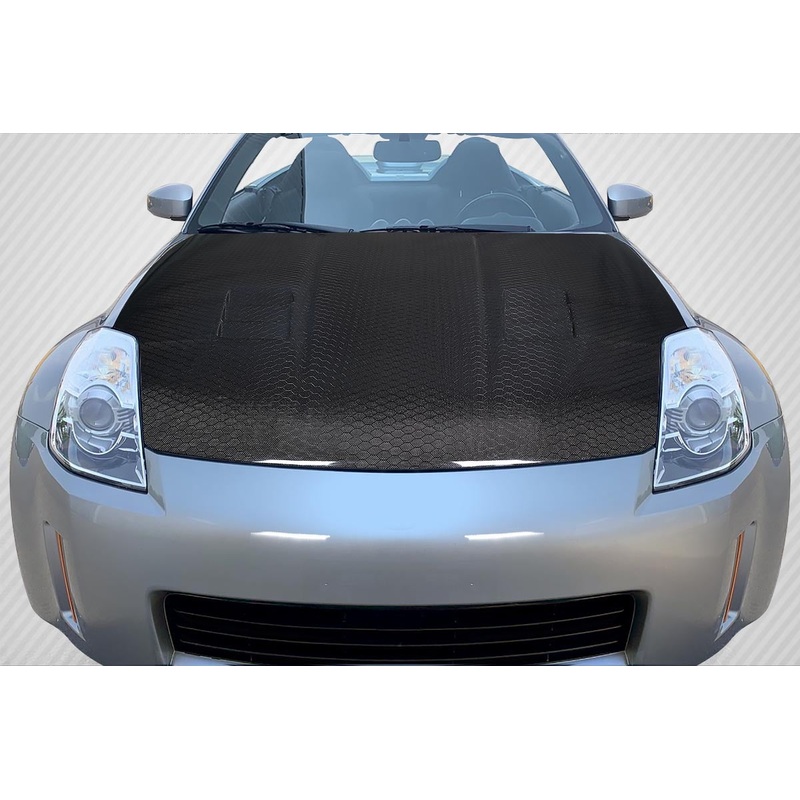 2003-2006 Nissan 350Z Z33 Carbon Creations Geo6ix Dritech JGTC Hood – 1 Piece