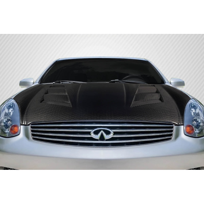 2003-2007 Infiniti G Coupe G35 Carbon Creations Geo6ix DriTech AM-S Hood – 1 Piece