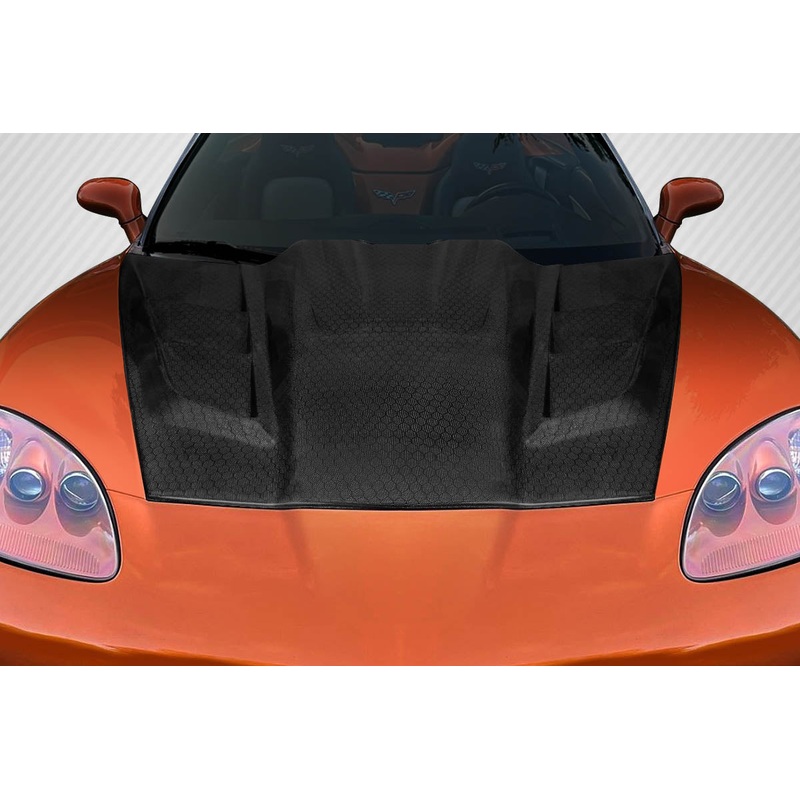 2005-2013 Chevrolet Corvette C6 Carbon Creations Geo6ix Dritech ZR Edition 2 Hood – 1 Piece