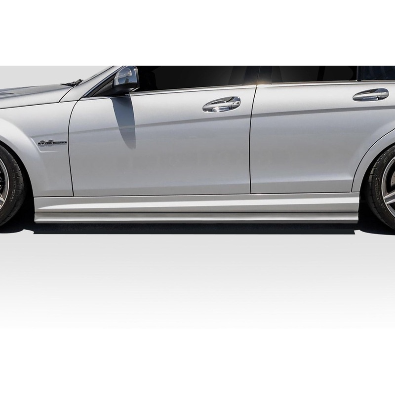 2008-2014 Mercedes Benz C Class W204 Duraflex Radian Side Skirt Rocker Panel Splitters – 2 Pieces
