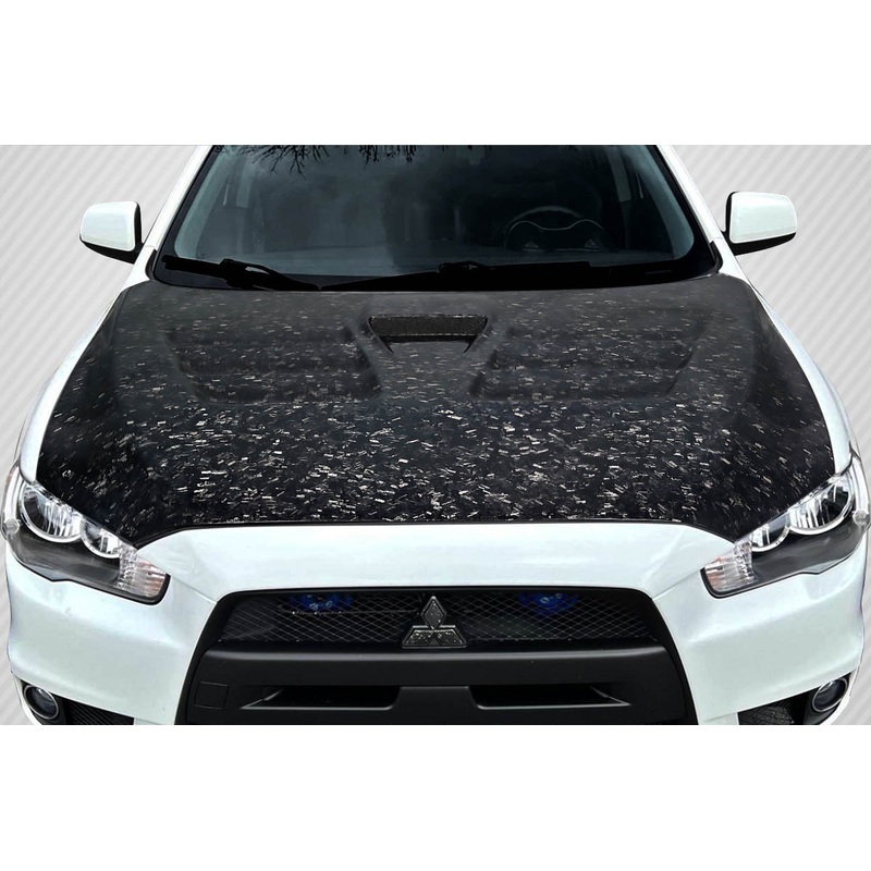 2008-2017 Mitsubishi Lancer / Lancer Evolution 10 Lancer Carbon Creations AeroForge Dritech GT Concept Hood – 1 Piece