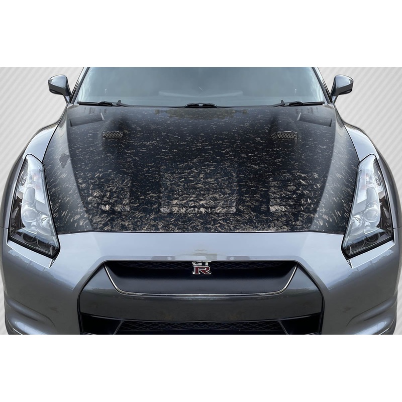 2009-2016 Nissan GT-R R35 Carbon Creations AeroForge GT2 Hood – 1 Piece