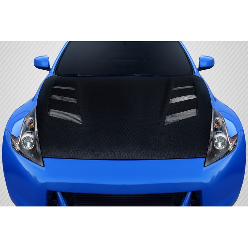 2009-2020 Nissan 370Z Z34 Carbon Creations Geo6ix AM-S Hood – 1 Piece