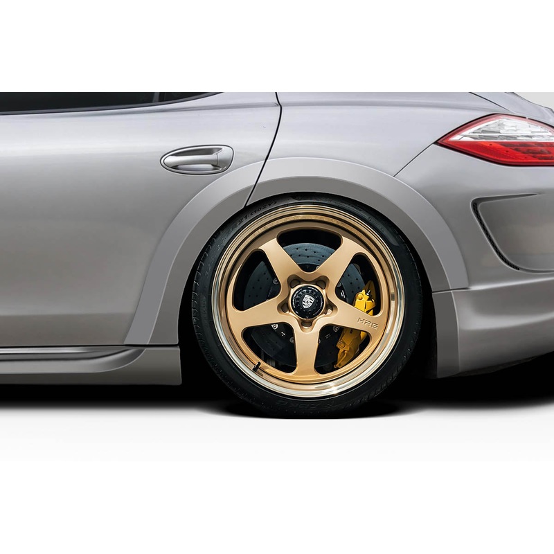 2010-2013 Porsche Panamera Duraflex Aiming Rear Fender Flares – 4 Pieces