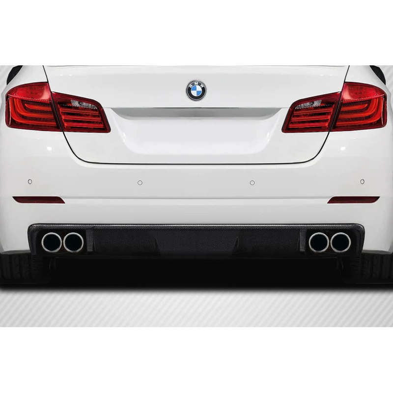 2011-2016 BMW 5 Series F10 4DR Carbon Creations Wave Rear Diffuser – 1 Piece