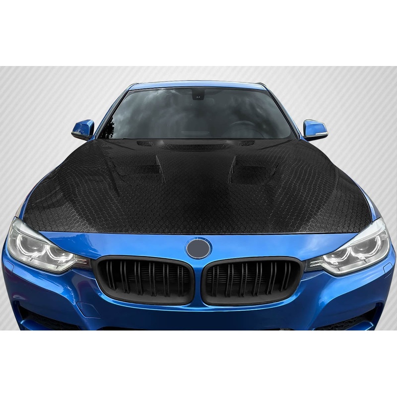 2012-2018 BMW 3 Series F30 / 2014-2020 4 Series F32 Carbon Creations Geo6ix DriTech Eros Version 1 Hood – 1 Piece