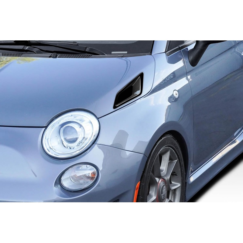 2012-2019 Fiat 500 Abarth Duraflex Kima Hood Side Vents – 2 Pieces