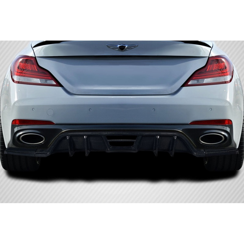 2019-2023 Genesis G70 Carbon Creations Meller Rear Diffuser – 3 Piece