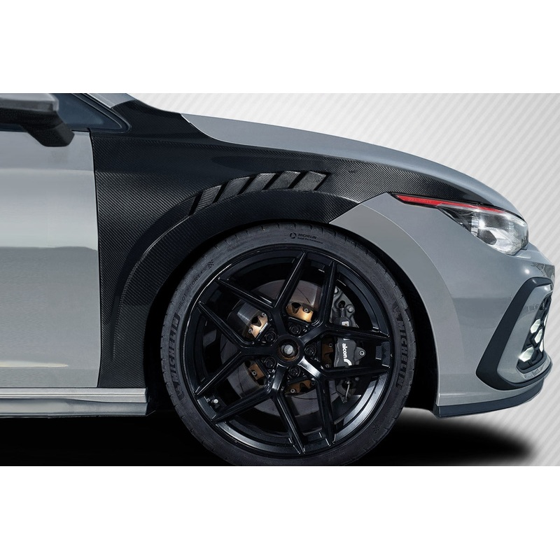 2022-2023 Volkswagen Golf / GTI Carbon Creations Victory Front Fenders – 2 Pieces