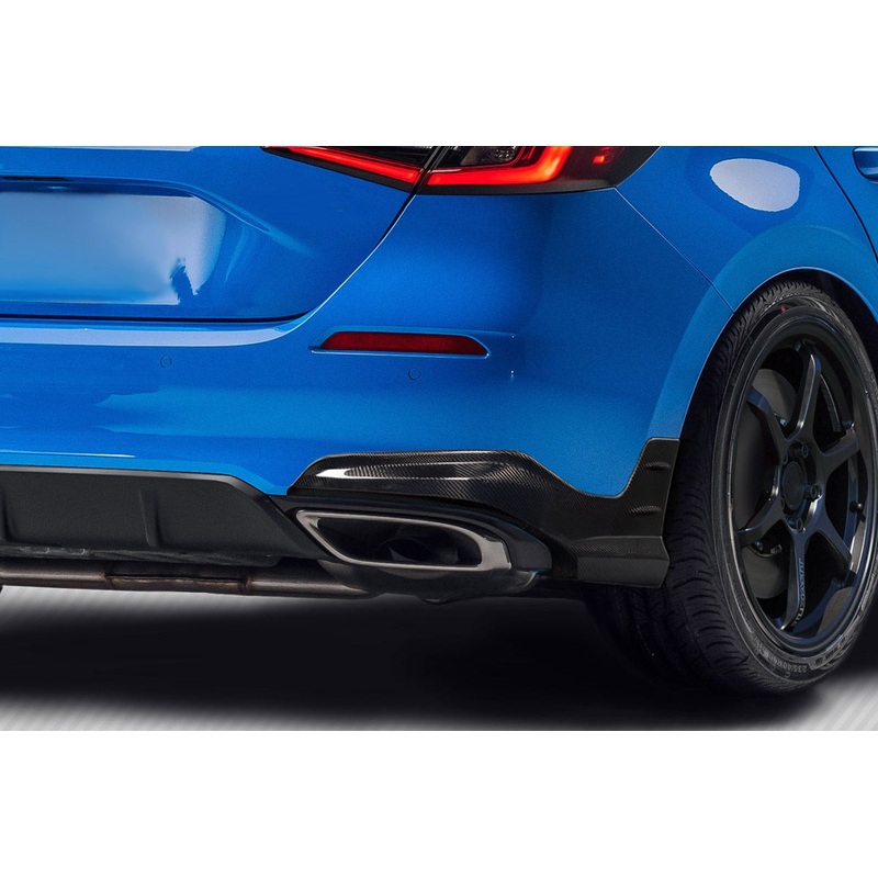 2022-2024 Honda Civic HB Carbon Creations Merella Rear Lip Add on Spoilers – 2 Pieces