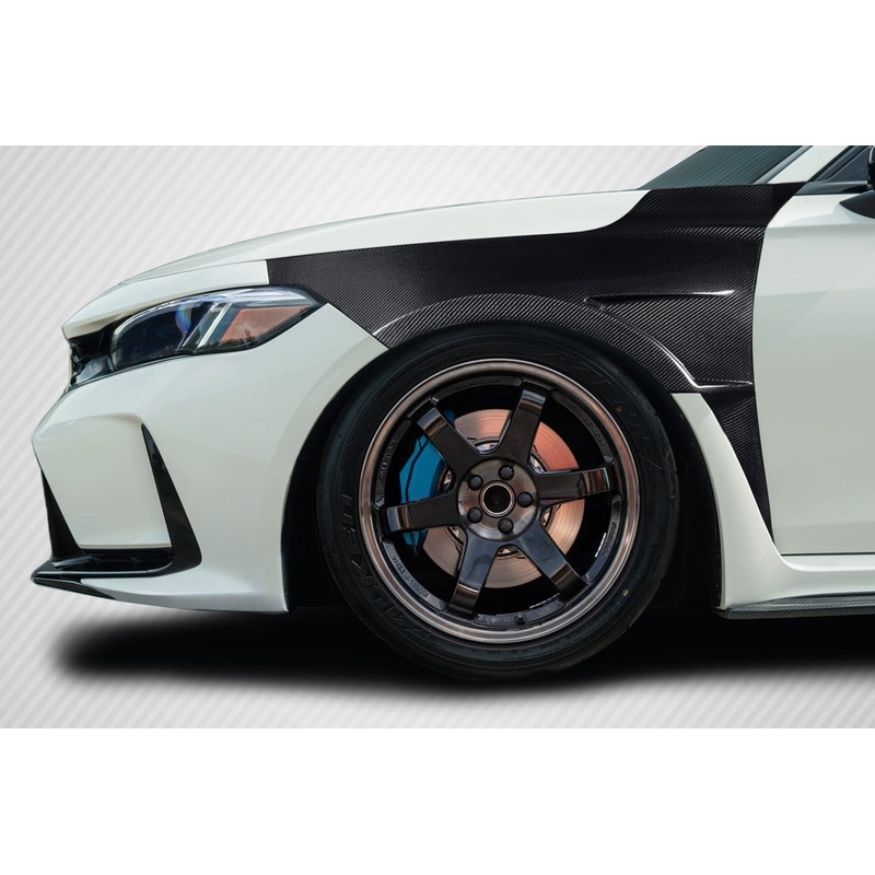 2023-2023 Honda Civic Type R Carbon Creations Akora Front Fenders – 2 Pieces