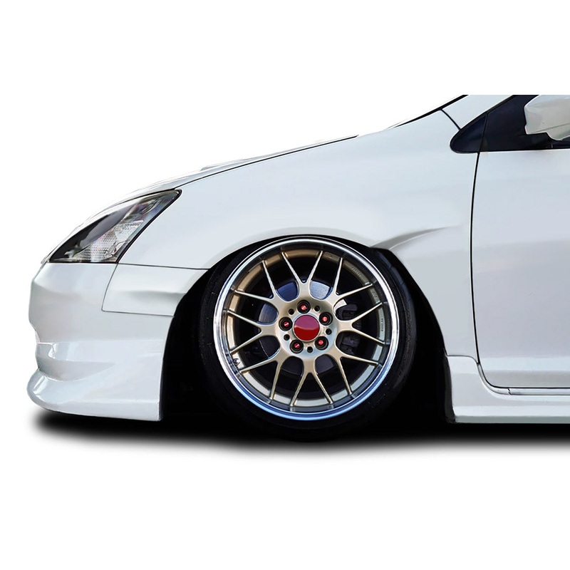 2002-2005 Honda Civic Duraflex Shingo Front Fenders ( +30MM ) – 2 Pieces